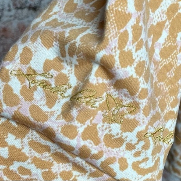 LAILA ALI size all! Active Wear Animal Print Pullover Shoelace Hoodie Shirt NEW - Picture 12 of 12